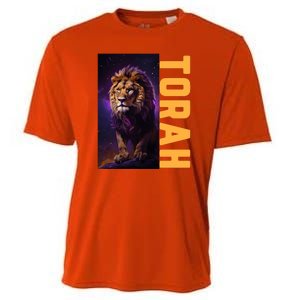 Lion Of Judah Messianic Hebrew Roots Torah Observant Cooling Performance Crew T-Shirt