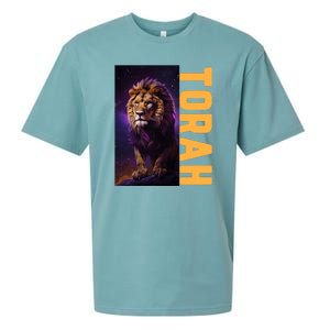 Lion Of Judah Messianic Hebrew Roots Torah Observant Sueded Cloud Jersey T-Shirt