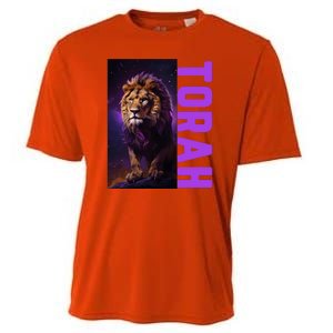 Lion Of Judah Messianic Hebrew Roots Torah Observant Cooling Performance Crew T-Shirt