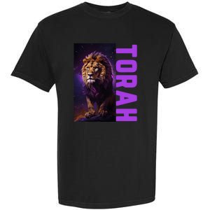 Lion Of Judah Messianic Hebrew Roots Torah Observant Garment-Dyed Heavyweight T-Shirt