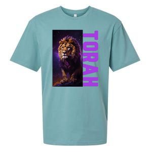 Lion Of Judah Messianic Hebrew Roots Torah Observant Sueded Cloud Jersey T-Shirt