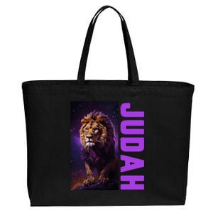 Lion Of Judah Messianic Hebrew Roots Torah Observant Cotton Canvas Jumbo Tote