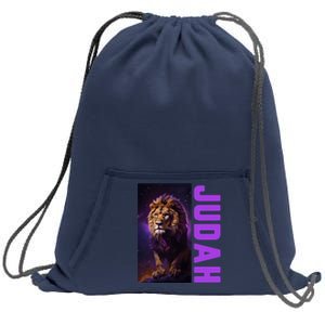 Lion Of Judah Messianic Hebrew Roots Torah Observant Sweatshirt Cinch Pack Bag