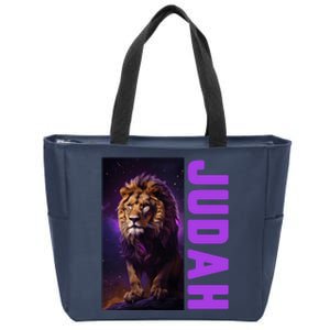 Lion Of Judah Messianic Hebrew Roots Torah Observant Zip Tote Bag