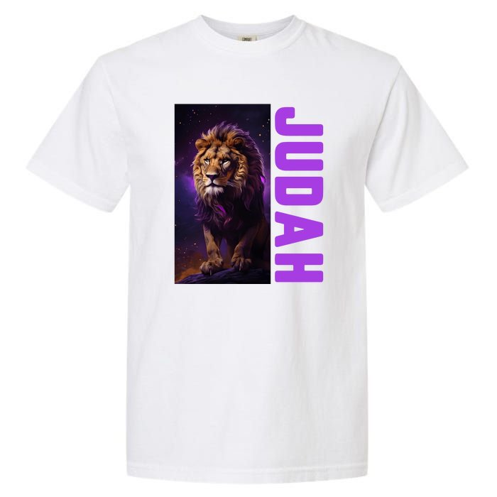 Lion Of Judah Messianic Hebrew Roots Torah Observant Garment-Dyed Heavyweight T-Shirt