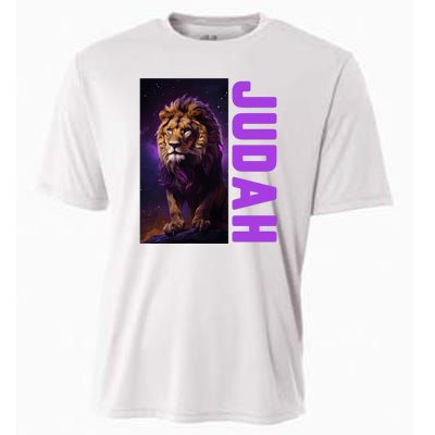 Lion Of Judah Messianic Hebrew Roots Torah Observant Cooling Performance Crew T-Shirt