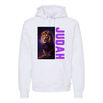 Lion Of Judah Messianic Hebrew Roots Torah Observant Premium Hoodie