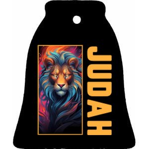 Lion Of Judah Messianic Hebrew Roots Torah Observant Yeshua Ceramic Bell Ornament