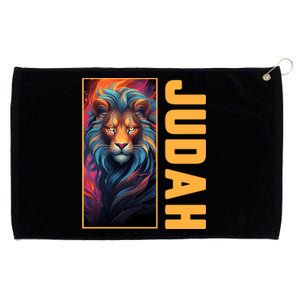 Lion Of Judah Messianic Hebrew Roots Torah Observant Yeshua Grommeted Golf Towel