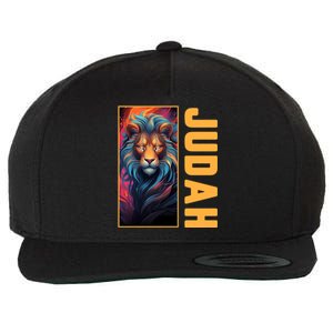 Lion Of Judah Messianic Hebrew Roots Torah Observant Yeshua Wool Snapback Cap