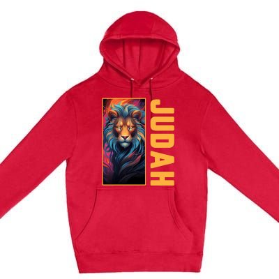 Lion Of Judah Messianic Hebrew Roots Torah Observant Yeshua Premium Pullover Hoodie