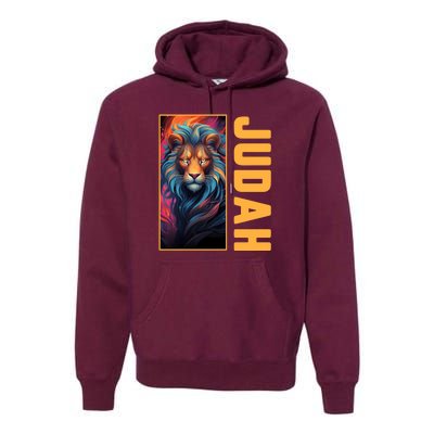 Lion Of Judah Messianic Hebrew Roots Torah Observant Yeshua Premium Hoodie