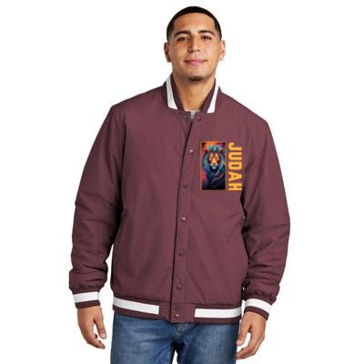 Lion Of Judah Messianic Hebrew Roots Torah Observant Yeshua Insulated Varsity Jacket