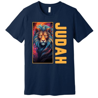 Lion Of Judah Messianic Hebrew Roots Torah Observant Yeshua Premium T-Shirt