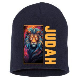 Lion Of Judah Messianic Hebrew Roots Torah Observant Yeshua Short Acrylic Beanie