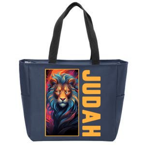 Lion Of Judah Messianic Hebrew Roots Torah Observant Yeshua Zip Tote Bag