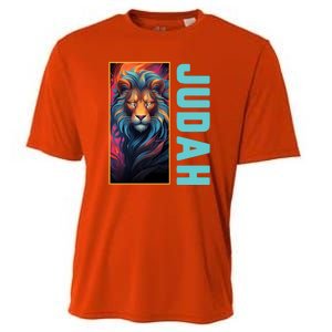 Lion Of Judah Messianic Hebrew Roots Torah Observant Yeshua Cooling Performance Crew T-Shirt