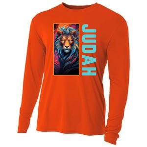 Lion Of Judah Messianic Hebrew Roots Torah Observant Yeshua Cooling Performance Long Sleeve Crew