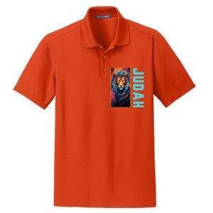 Lion Of Judah Messianic Hebrew Roots Torah Observant Yeshua Dry Zone Grid Polo