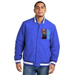 Lion Of Judah Messianic Hebrew Roots Torah Observant Yeshua Insulated Varsity Jacket