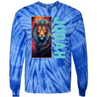 Lion Of Judah Messianic Hebrew Roots Torah Observant Yeshua Tie-Dye Long Sleeve Shirt