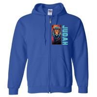 Lion Of Judah Messianic Hebrew Roots Torah Observant Yeshua Full Zip Hoodie