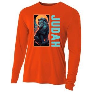 Lion Of Judah Messianic Hebrew Roots Torah Observant Yeshua Cooling Performance Long Sleeve Crew