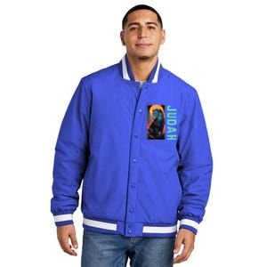 Lion Of Judah Messianic Hebrew Roots Torah Observant Yeshua Insulated Varsity Jacket