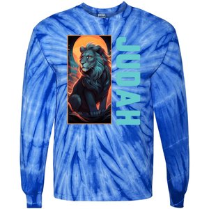 Lion Of Judah Messianic Hebrew Roots Torah Observant Yeshua Tie-Dye Long Sleeve Shirt