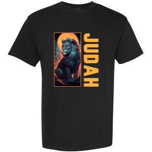 Lion Of Judah Messianic Hebrew Roots Torah Observant Yeshua Garment-Dyed Heavyweight T-Shirt