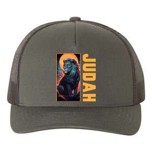 Lion Of Judah Messianic Hebrew Roots Torah Observant Yeshua Yupoong Adult 5-Panel Trucker Hat