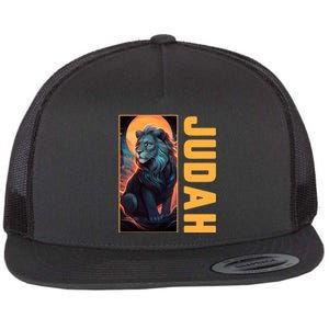 Lion Of Judah Messianic Hebrew Roots Torah Observant Yeshua Flat Bill Trucker Hat