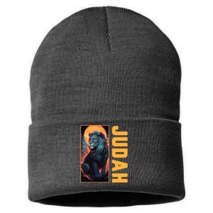 Lion Of Judah Messianic Hebrew Roots Torah Observant Yeshua Sustainable Knit Beanie