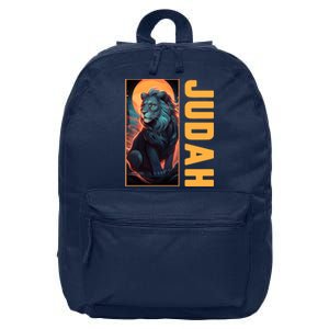 Lion Of Judah Messianic Hebrew Roots Torah Observant Yeshua 16 in Basic Backpack