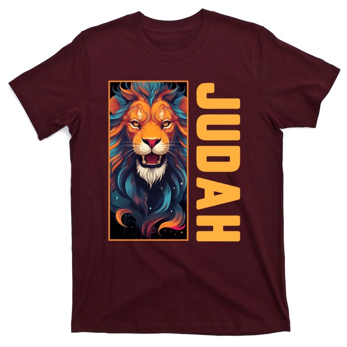 Lion Of Judah Messianic Hebrew Roots Torah Observant Yeshua T-Shirt