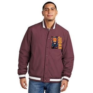 Lion Of Judah Messianic Hebrew Roots Torah Observant Yeshua Insulated Varsity Jacket