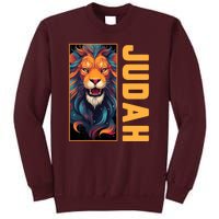 Lion Of Judah Messianic Hebrew Roots Torah Observant Yeshua Tall Sweatshirt