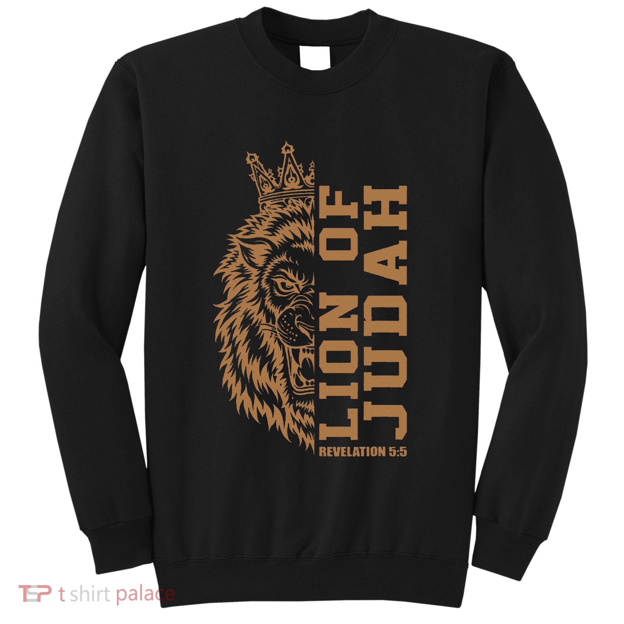 Lion Of Judah Jesus Revelation Bible Verse God Christian Sweatshirt