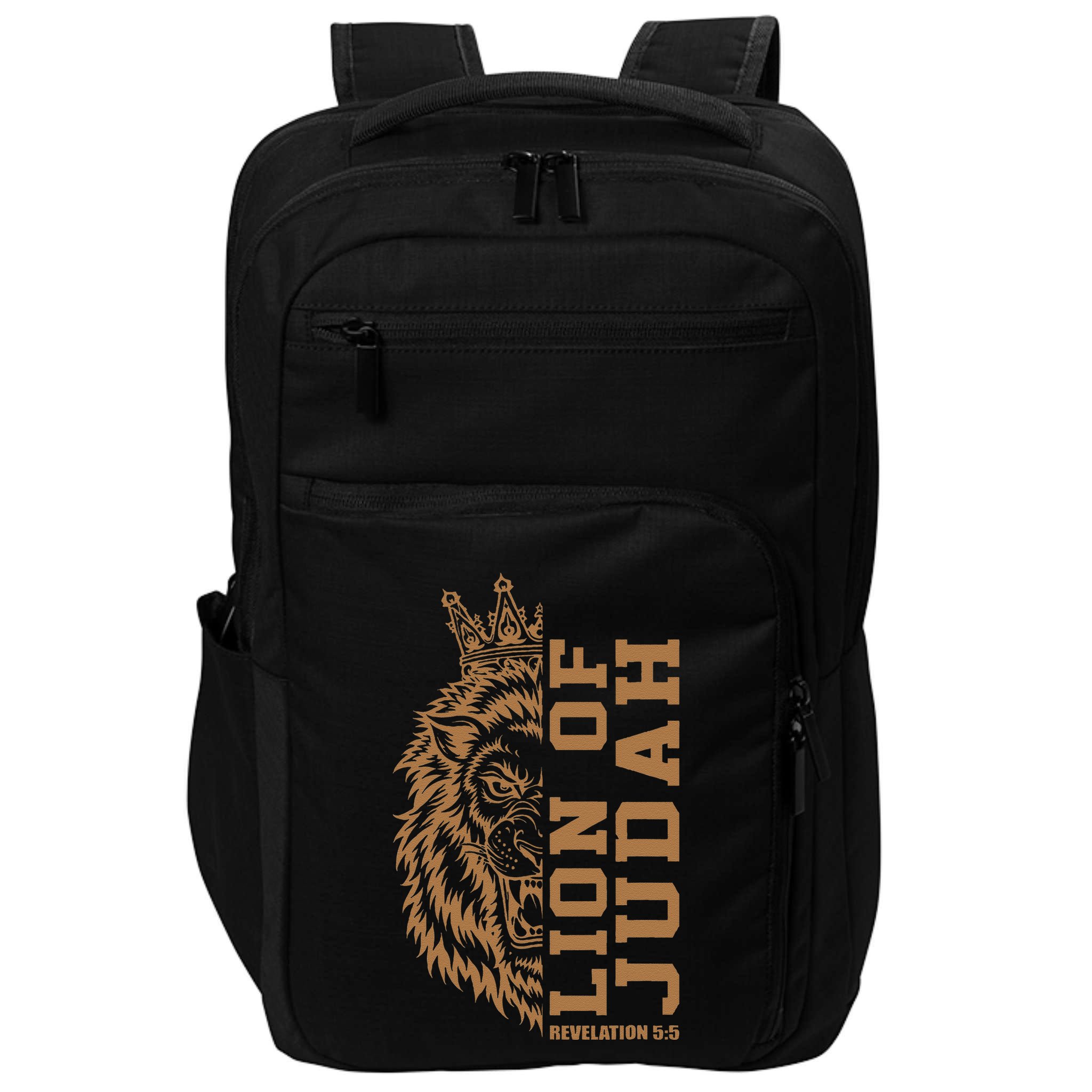 Lion Of Judah Jesus Revelation Bible Verse God Christian Impact Tech Backpack