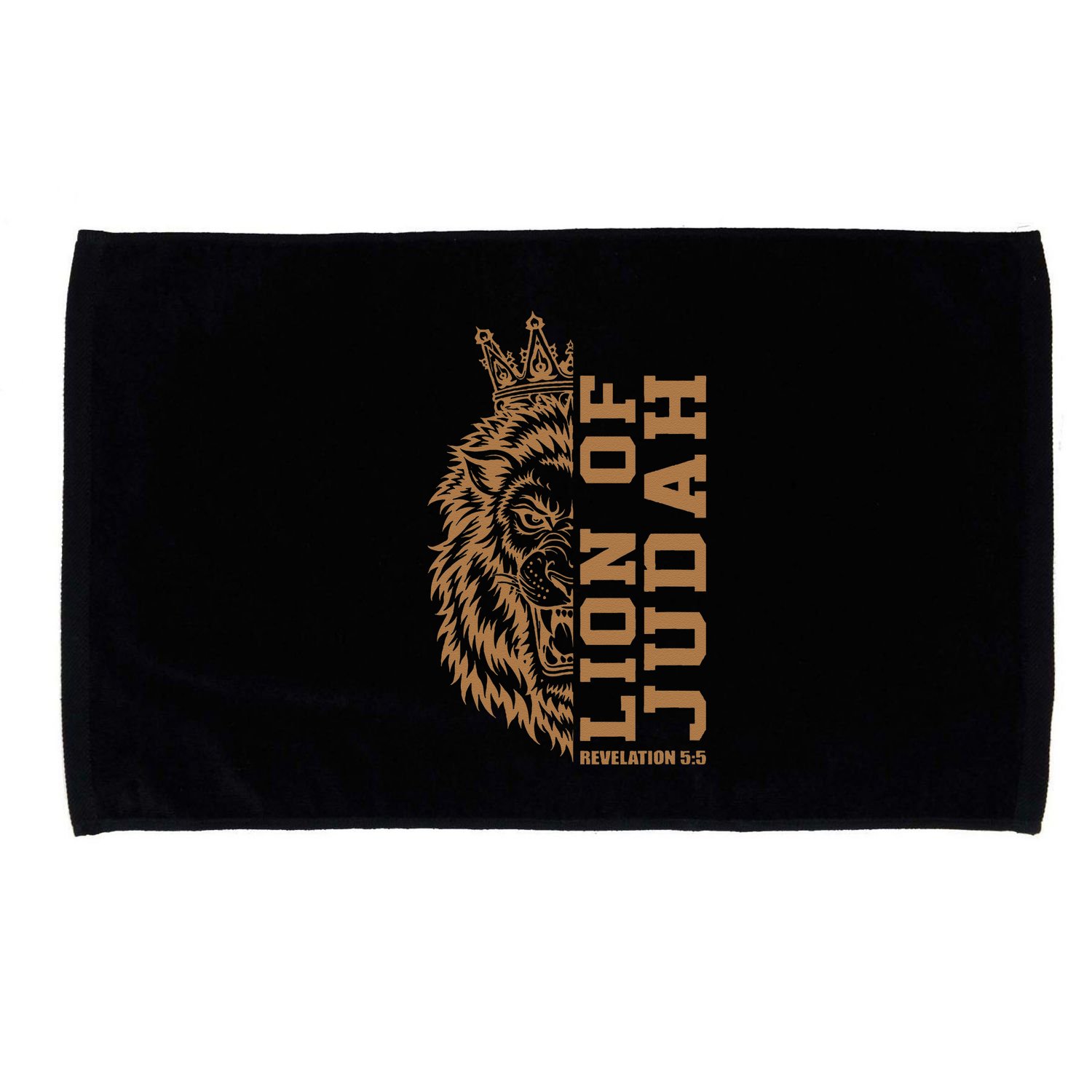 Lion Of Judah Jesus Revelation Bible Verse God Christian Microfiber Hand Towel