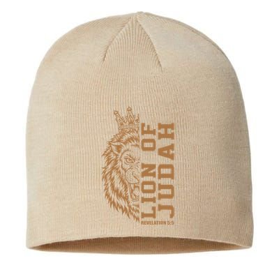 Lion Of Judah Jesus Revelation Bible Verse God Christian Sustainable Beanie