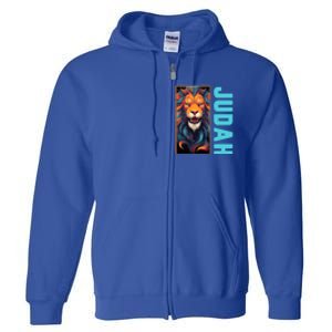 Lion Of Judah Messianic Hebrew Roots Torah Observant Yeshua Full Zip Hoodie