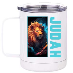 Lion Of Judah Messianic Hebrew Roots Torah Observant Yeshua 12 oz Stainless Steel Tumbler Cup