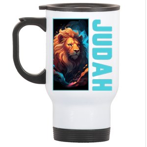 Lion Of Judah Messianic Hebrew Roots Torah Observant Yeshua Stainless Steel Travel Mug