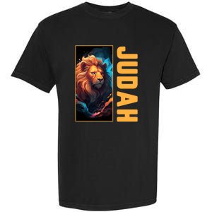 Lion Of Judah Messianic Hebrew Roots Torah Observant Yeshua Garment-Dyed Heavyweight T-Shirt