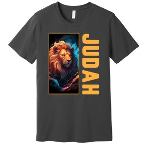 Lion Of Judah Messianic Hebrew Roots Torah Observant Yeshua Premium T-Shirt