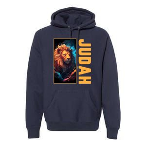 Lion Of Judah Messianic Hebrew Roots Torah Observant Yeshua Premium Hoodie