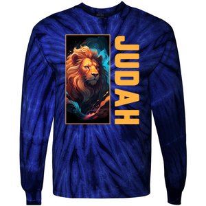 Lion Of Judah Messianic Hebrew Roots Torah Observant Yeshua Tie-Dye Long Sleeve Shirt