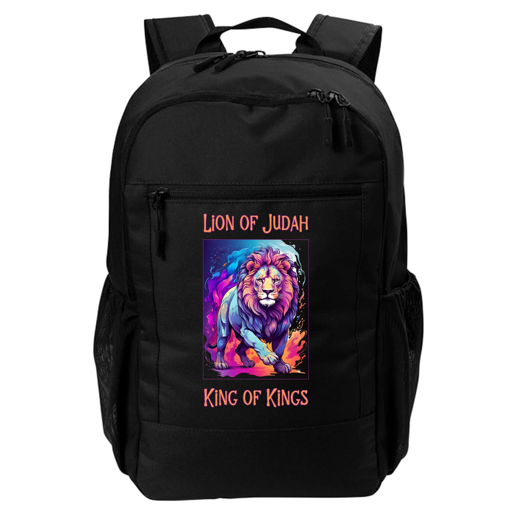 Lion of Judah Christian King of Kings Faith Backpack