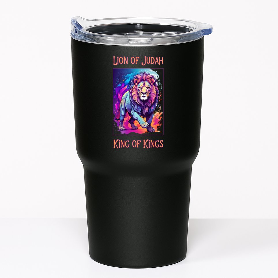 Lion of Judah Christian King of Kings Faith Tumbler